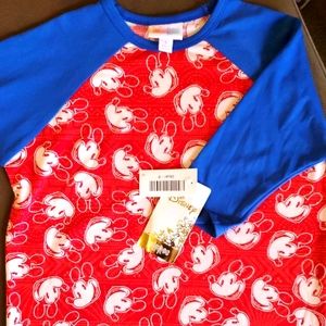 Mickey mouse LulaRoe girls shirt